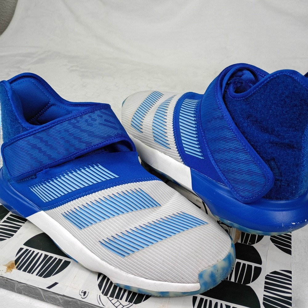 Adidas Harden B/E 3 Blue White Basketball Shoes EF5295‎ Mens Size 10